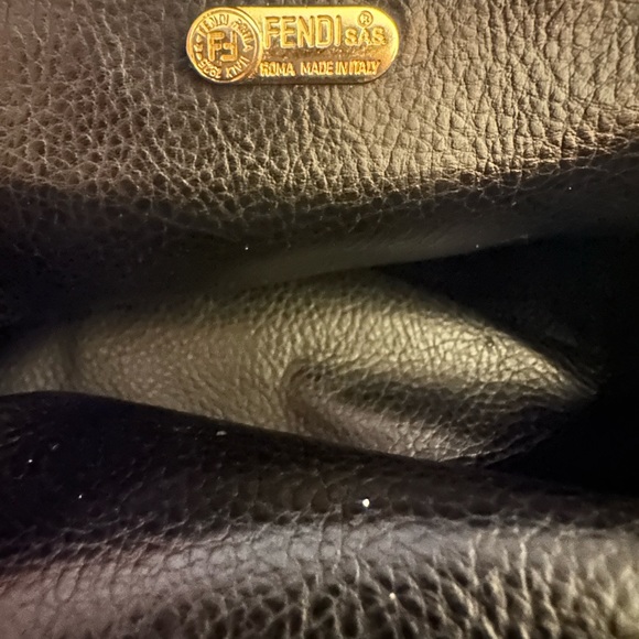 PRELOVED:  FENDI MINI DINNER BAG. Penguin Stripe. - Picture 6 of 17